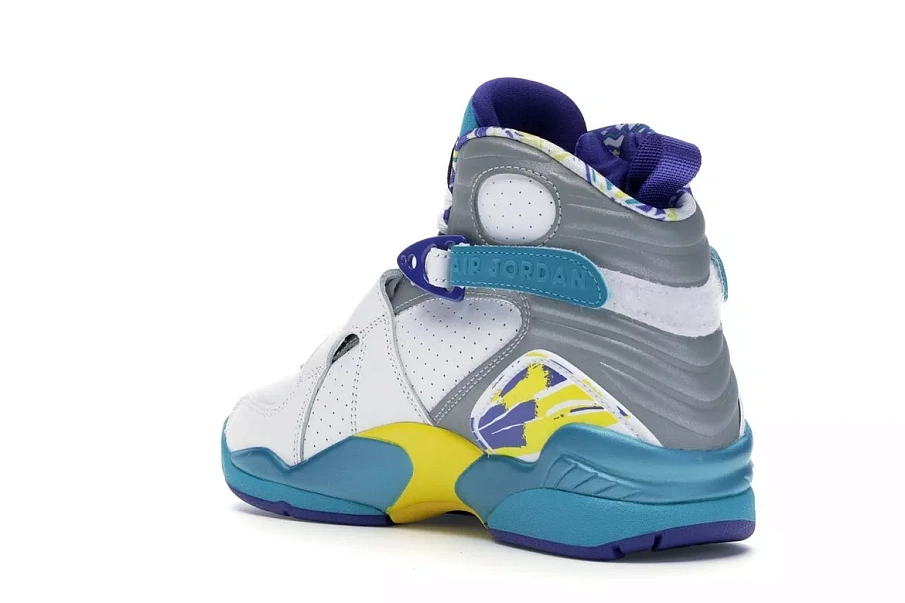 Фото № 5 с приближением к товару «‎Jordan 8 Retro White Aqua (2019) »