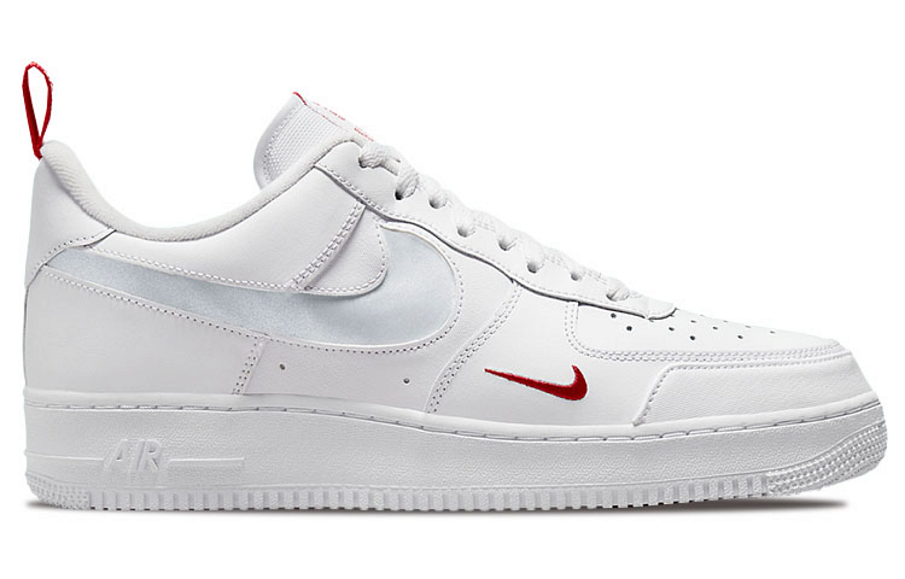 Фото № 2 с приближением к товару «‎Nike Air Force 1 Low Sneakers WhiteRed»