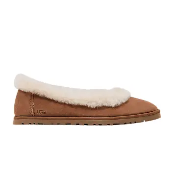 UGG Women's Zora Ballet Flat Chestnut - 1