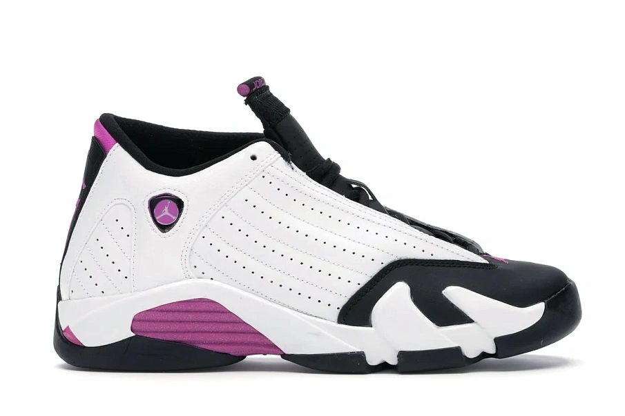 Фото № 1 с приближением к товару «‎Jordan 14 Retro Fuchsia Flash Black Toe »