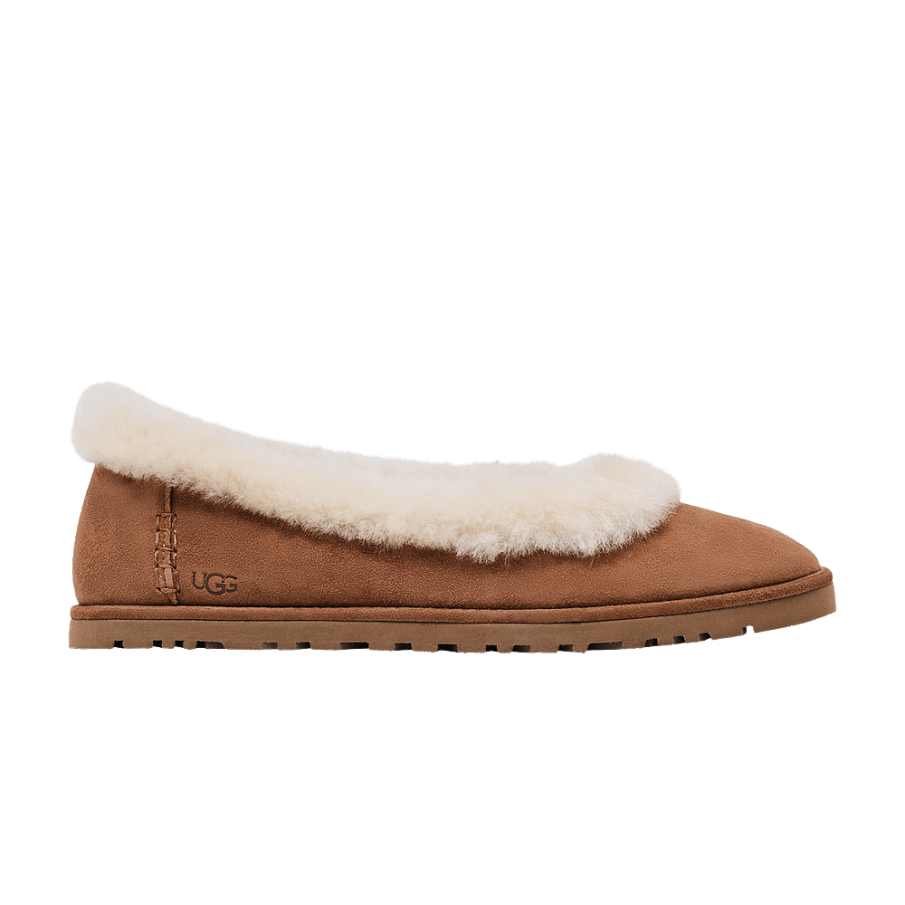 Фото № 1 с приближением к товару «‎UGG Women's Zora Ballet Flat Chestnut»