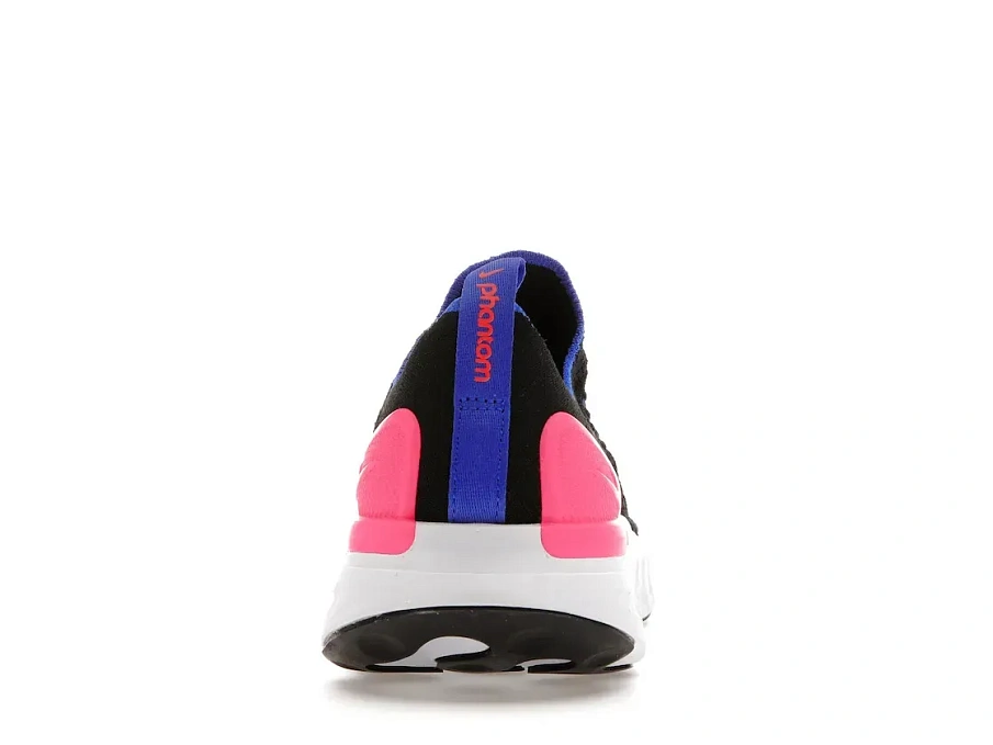 Фото № 4 с приближением к товару «‎Nike React Phantom Run Flyknit 2 Black Hyper Pink »