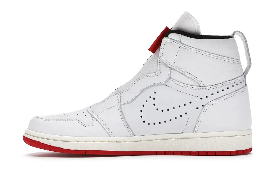 Фото № 3 с приближением к товару «‎Jordan 1 Retro High Zip White University Red»