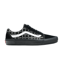 Фото № 1 с приближением к товару «‎Supreme x Vans Old Skool Pro Logo Pattern - Black»