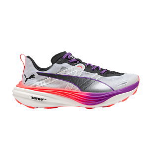 Puma Women's Deviate Nitro Elite Trail White Glowing Red Pure Magenta (310468-01)