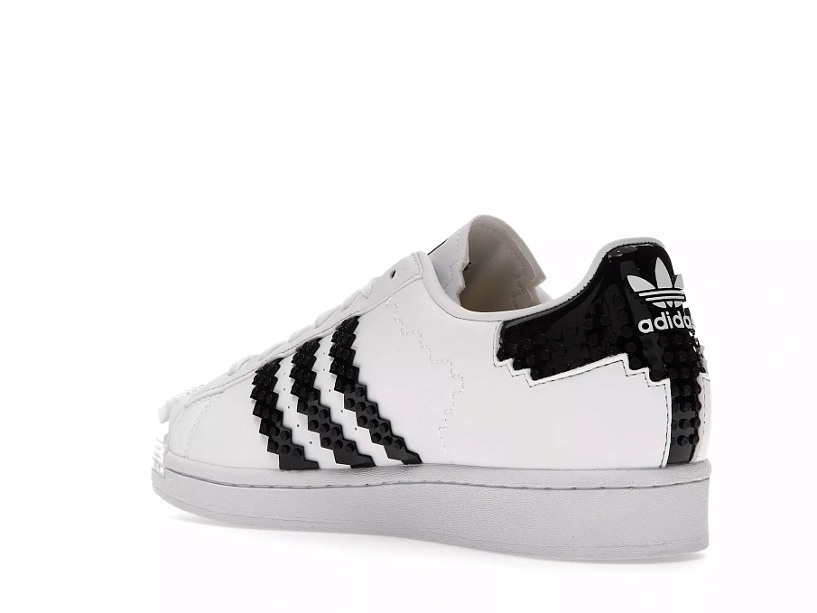 Фото № 6 с приближением к товару «‎adidas Superstar LEGO White Black»