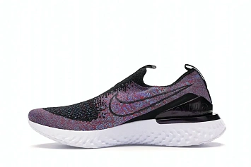 Nike Epic Phantom React Flyknit Black University Red Hyper Jade  - 3