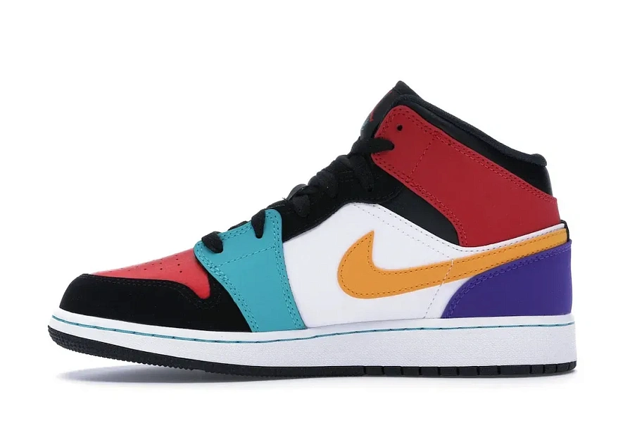Фото № 3 с приближением к товару «‎Jordan 1 Mid Bred Multi-Color »