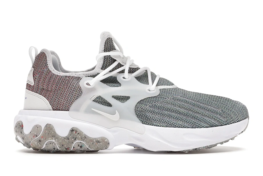 Фото № 1 с приближением к товару «‎Nike React Presto Flyknit Multi White»