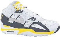 Фото № 1 с приближением к товару «‎Nike Air Trainer SC High White Grey Lemon»