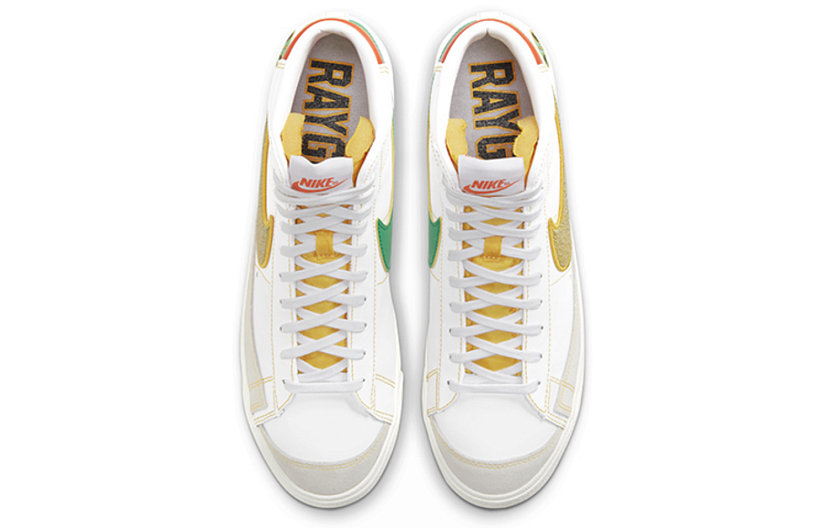 Фото № 4 с приближением к товару «‎Nike Blazer Mid'77 VNTG "Rayguns" WhiteYellowGreen»