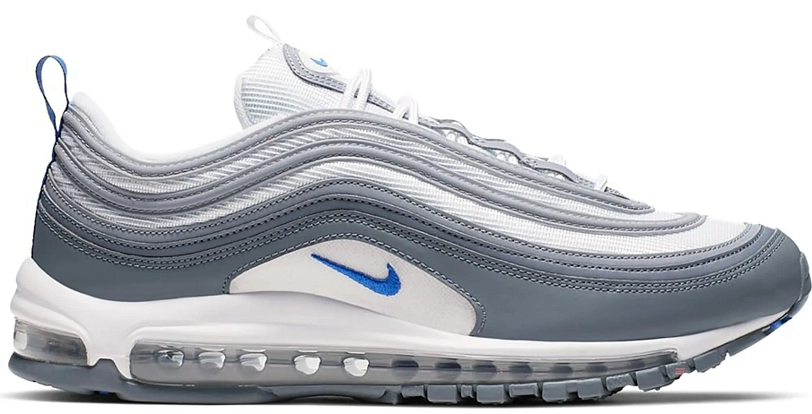 Фото № 1 с приближением к товару «‎Nike Air Max 97 Cool Grey Hyper Royal»