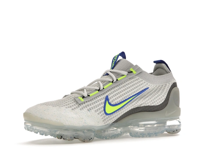 Фото № 4 с приближением к товару «‎Nike Air VaporMax 2021 White Royal Volt»