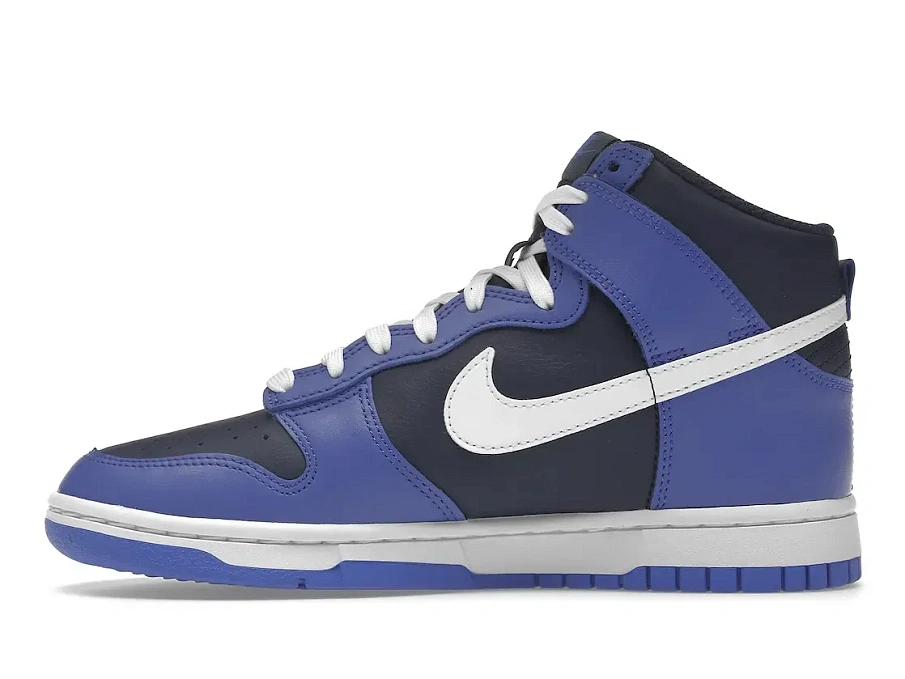 Фото № 3 с приближением к товару «‎Nike Dunk High Medium Blue Midnight Navy»