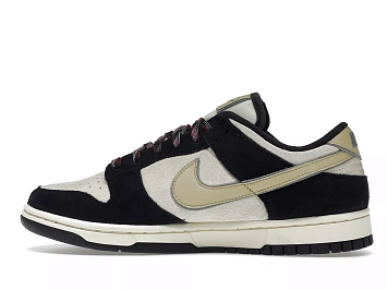 Nike Dunk Low LX Black Suede Team Gold  - 5