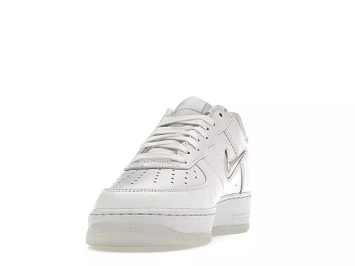 Nike Air Force 1 Low 07 Retro Color of the Month Jewel Swoosh Triple White - 4