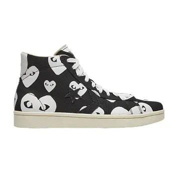 Comme des Garçons x Converse Pro Leather Black White - 1
