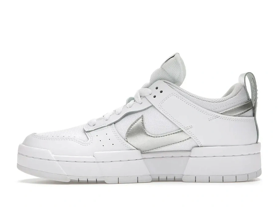 Фото № 3 с приближением к товару «‎Nike Dunk Low Disrupt White Silver »