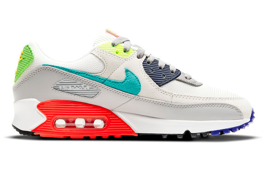 Фото № 2 с приближением к товару «‎Nike Air Max 90 EOI Wmns Shoes WhiteBlueRed»