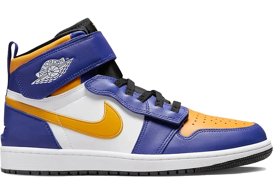 Фото № 1 с приближением к товару «‎Jordan 1 High FlyEase Lakers»