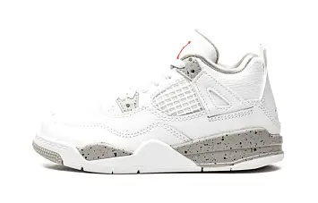 (BP) Air Jordan 4 Retro Sneakers White - 1