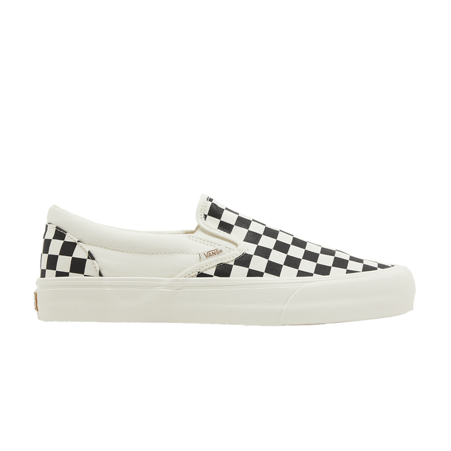 Фото № 1 с приближением к товару «‎Vans Slip-On VR3 Black Marshmallow Checkerboard»