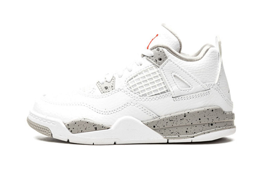 Фото № 1 с приближением к товару «‎(BP) Air Jordan 4 Retro Sneakers White»