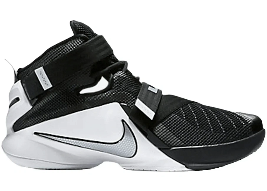 Фото № 1 с приближением к товару «‎Nike LeBron Soldier 9 Team Black White»