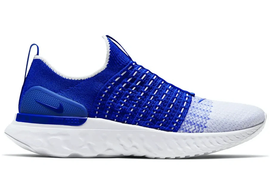 Фото № 1 с приближением к товару «‎Nike React Phantom Run Flyknit 2 Photo Blue White»