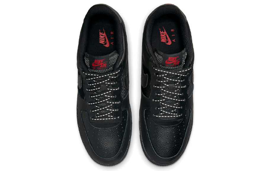 Фото № 4 с приближением к товару «‎Nike Air Force 1 Low Sneakers BlackRed»