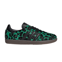 Фото № 1 с приближением к товару «‎adidas Women's Samba OG Semi Screaming Green Core Black Gold»