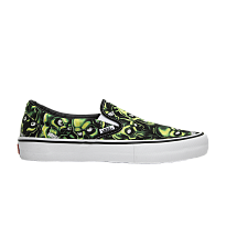 Фото № 1 с приближением к товару «‎Supreme x Vans Slip-On Glow-In-The-Dark Skull Pile»