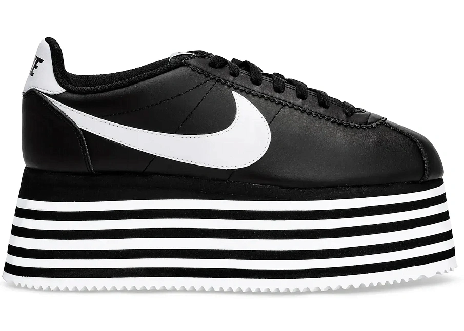 Фото № 1 с приближением к товару «‎Nike Cortez Platform Comme des Garcons Black White »