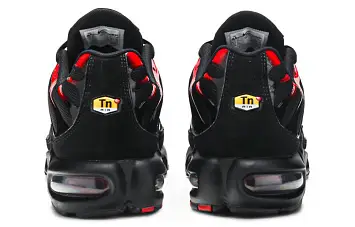 Nike Air Max Plus Low-Top Running Shoes BlackRed - 3