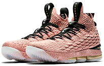 Фото № 3 с приближением к товару «‎ Nike Lebron 15 Basketball shoes Rust PinkMetallic GoldBlack»