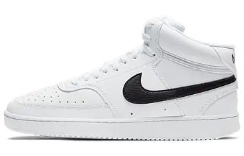 Nike Court Vision Mid WhiteBlack - 1