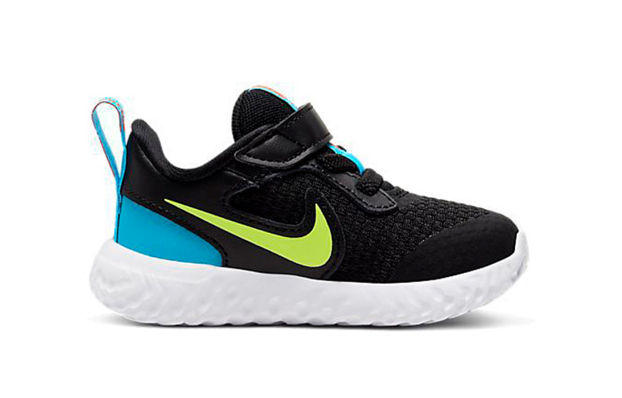 Фото № 2 с приближением к товару «‎Nike Revolution 5 (TD) BlackGreenBlue»