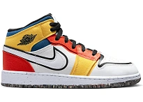 Фото № 1 с приближением к товару «‎Jordan 1 Mid Multi-Color Canvas »