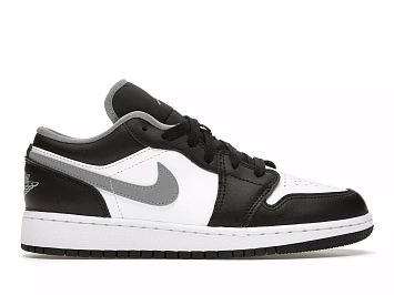 Jordan 1 Low Black White Grey  - 1