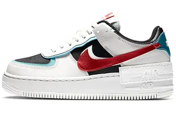 Nike Wmns Air Force 1 Shadow 'White Bleached Aqua' - 1