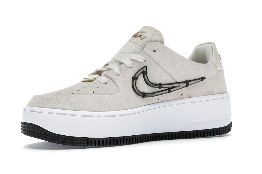 Фото № 3 с приближением к товару «‎Nike Air Force 1 Sage Low LX Light Cream Black »