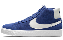 Фото № 1 с приближением к товару «‎Nike SB Blazer Mid-Top Sneakers BlueWhite»