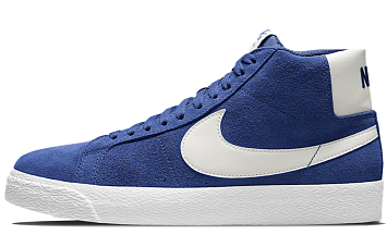 Nike SB Blazer Mid-Top Sneakers BlueWhite - 1