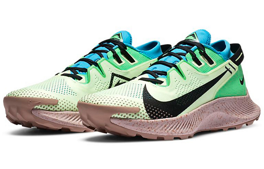 Фото № 3 с приближением к товару «‎ Nike Zoom Pegasus Trail 2 Running shoes Barely ColtBlackLaser Blue»