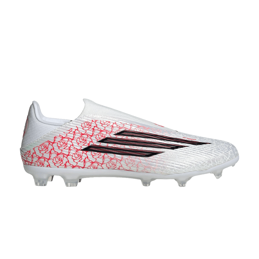 Фото № 1 с приближением к товару «‎Lamine Yamal x adidas F50 League Laceless FG MG White Black Lucid Red»
