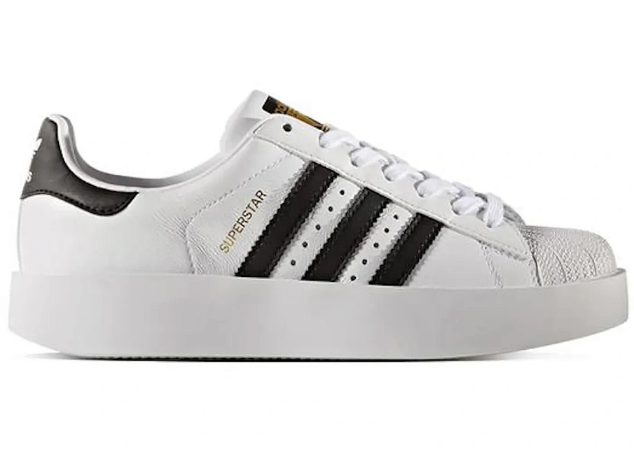 Фото № 1 с приближением к товару «‎adidas Superstar Bold Leather White Black »