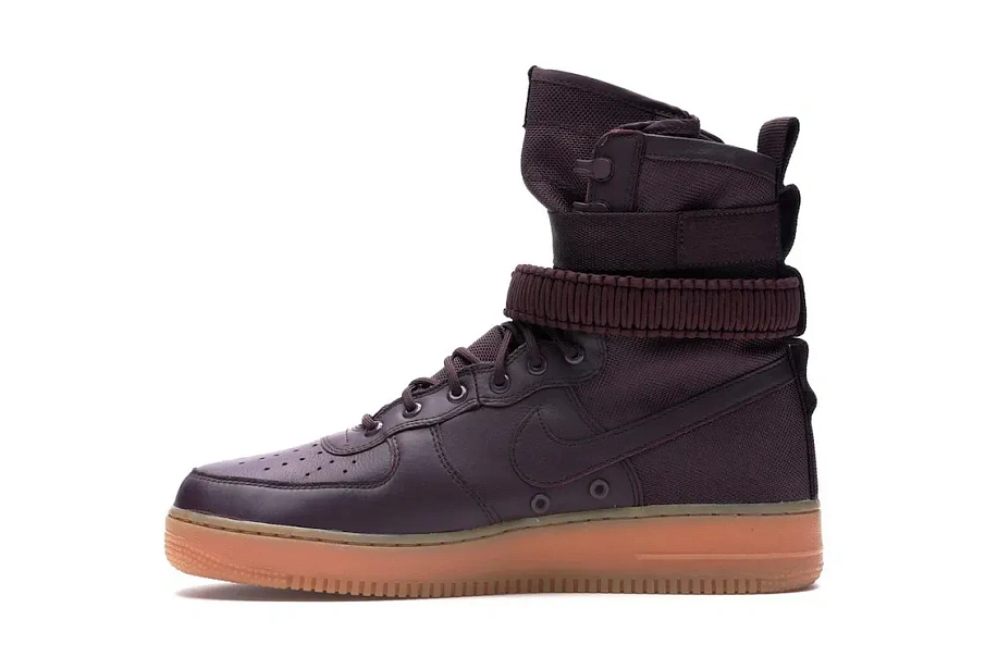 Фото № 3 с приближением к товару «‎Nike SF Air Force 1 High Deep Burgundy»