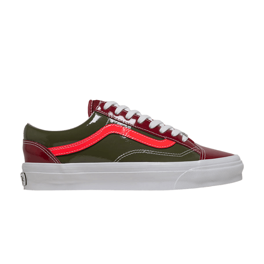 Фото № 1 с приближением к товару «‎Vans LX Old Skool 36 Patent Bordeaux Olive»