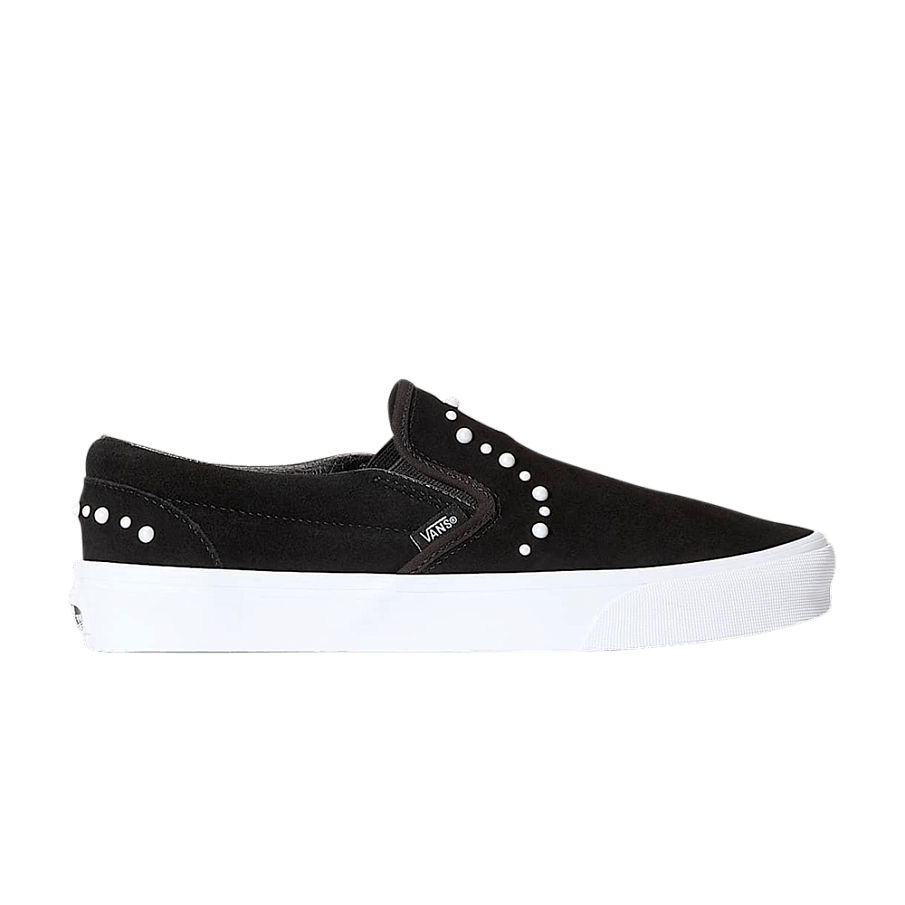 Фото № 1 с приближением к товару «‎Vans Women's Classic Slip-On Pearls - Black»