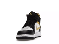Фото № 2 с приближением к товару «‎Jordan 1 Mid White Pollen Black »